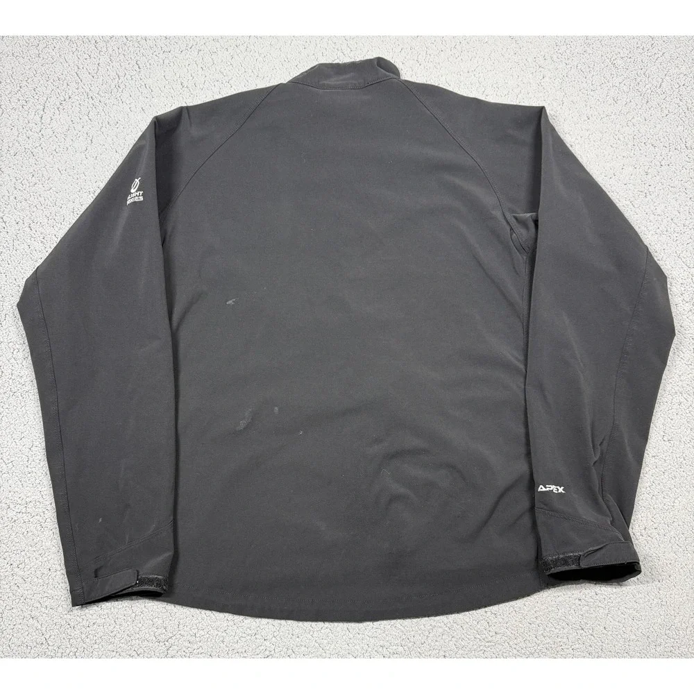 The North‎ Face Apex Flight Series Jacket Mens Large Black Softshell Full Zip